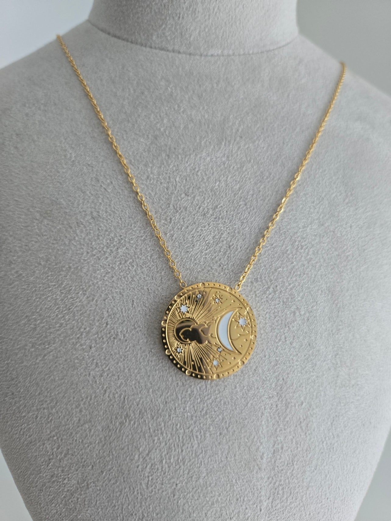 Celestial Protection Moon Necklace