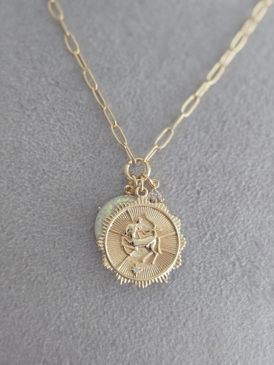 Retro Constellation Pendant Sagittarius