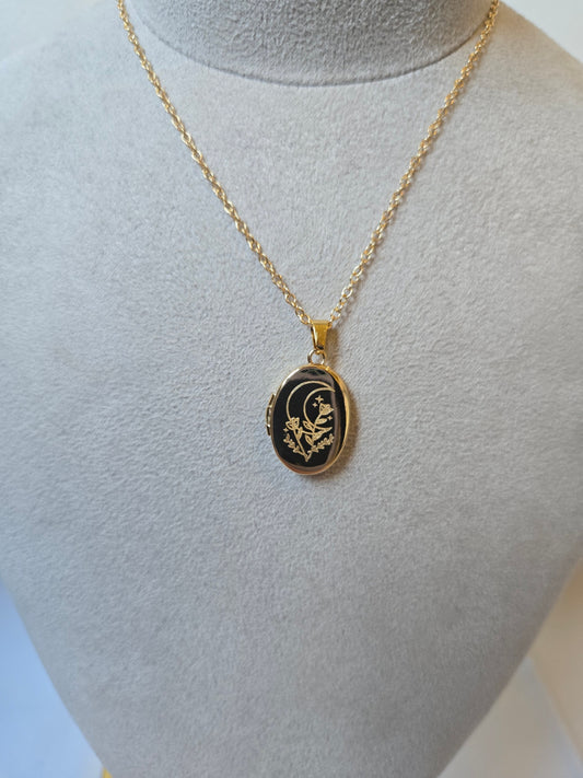 Midnight Moon Locket