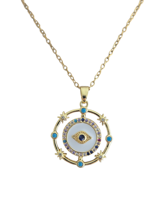 Wheel Of Fortune Eye Pendant