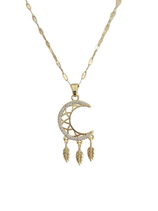 Catching Dreams Moon Pendant